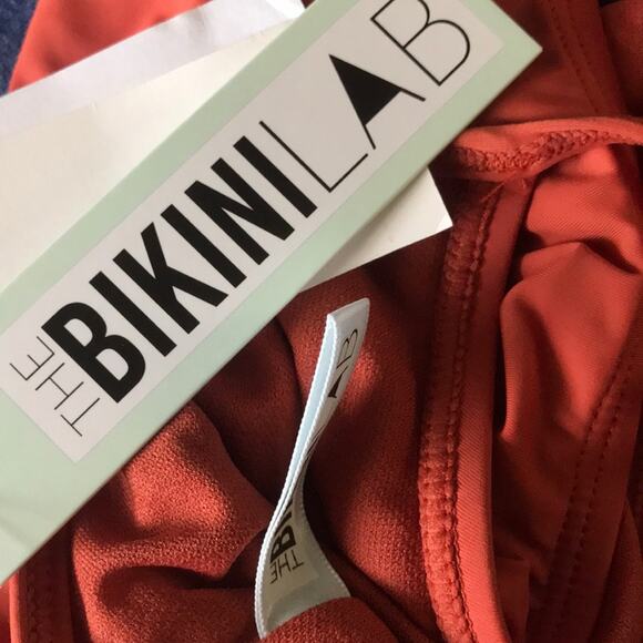 The Bikini Lab Solid Bralette Bikini Top Size Medium casual layering summer NEW - Picture 4 of 6